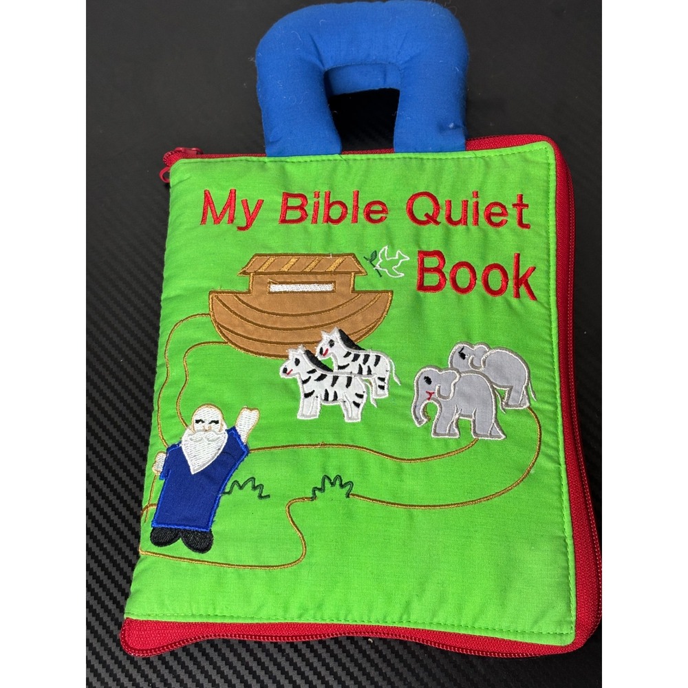 My Growing Season My Bible Quiet Book Fabric Activity Toy Green Red Blue Baby